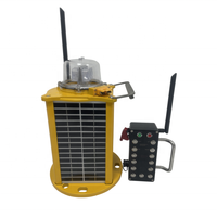 JCL510-S-RE-XX Lumière de bord de piste solaire portable radiocommandée à LED, Lumière solaire de sol d'aéroport, Lumière solaire de piste