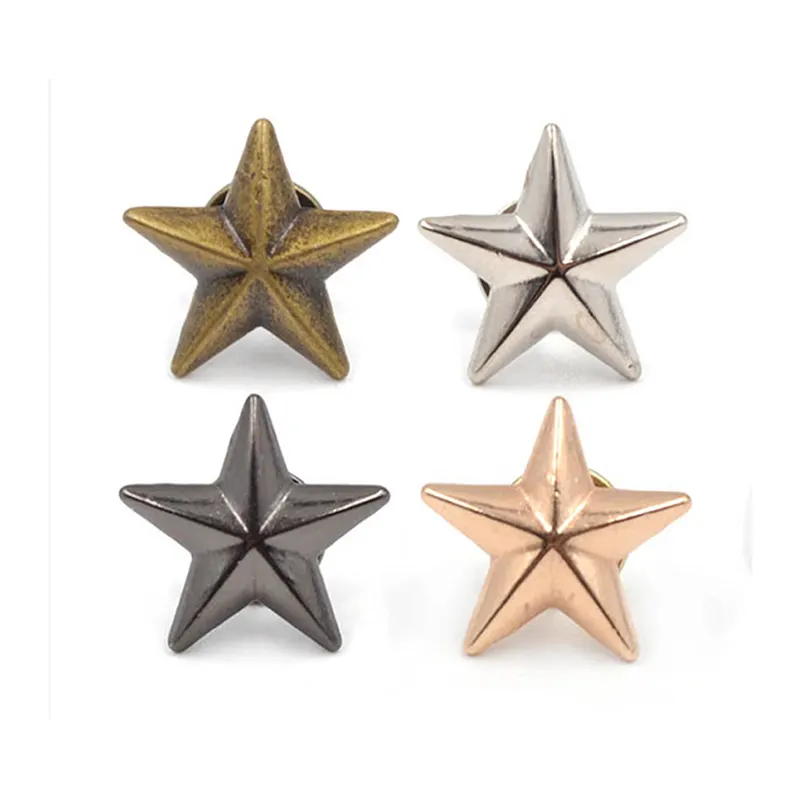 Custom Logo Factory Direct Supply Star Shape Rivets