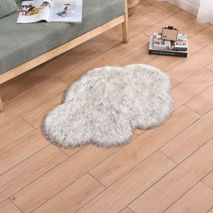 Tappeti irregolari di nuvole per soggiorno in camera da letto, soffici tappeti e tappeti con pavimento in pelliccia lunghi peluche per Hotel - Product Image 2