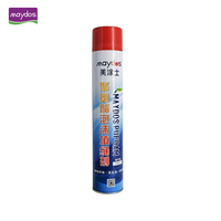 Mousse de pulvérisation PU à séchage rapide liquide 750ml mousse expansible coulis de polyuréthane mousse d'isolation acoustique pulvérisation