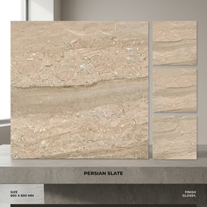 Azulejos de Porcelana Brillante de 600x600 mm Directo de Fábrica, Piso Pulido Premium de 8 mm, 60x60 cm, 24x24, Exportación - Product Image 6