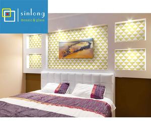 Huamsinlong — carrelage en mosaïque or 24k, luxueux, en or véritable, ne se décolore pas, pour villa - Product Image 6