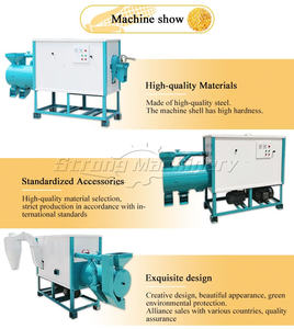 เครื่องทําเมล็ดแป้งข้าวโพดมัลติฟังก์ชั่นเครื่องทําเครื่องสีข้าวโพดสําหรับแซมเบีย - Product Image 5