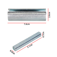 Adaptateur d'arbre de 5/8 à 3/4 pouces pour moyeu de roue à clé en aluminium, réducteur de vitesse, manchon de roulement, poulie, vilebrequin de moteur