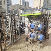 Monte-charge de chantier d'occasion SC200/200 de 2 tonnes, hauteur de levage 500m, modèle 2020-2024, moteur et boîte de vitesses prêts pour la rénovation