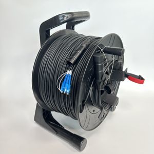 TPU 필드 야외 장갑 광섬유 패치 코드 더블 코어 5.0mm 와이어 직경 4G/GSM/GPRS FTTX/FTTH 플러스 와인딩 플레이트 플러스 - Product Image 1