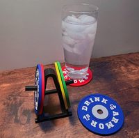 Sous-verres en PVC souple/silicone 3D personnalisés en usine, logo gravé par le client, sous-verres en PVC, sous-verres à thé, imperméables et résistants à la chaleur