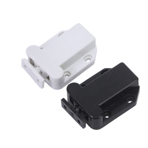 Black Push <b>Lock</b> Mechanism 48mm Length <b>Cabinet</b> Drawer Latch Easy Installation Door Catches - Product Image 2
