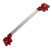 Rail de guidage ZSTC C-BOX avec codage pour CompactPCI/VME64x, PC, 160 mm, largeur de rainure de 2 mm, rouge, 149 mm 24568-356
