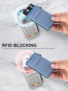 RFID Aluminum <strong>Card</strong> Wallet Medium Size ID and <strong>Credit</strong> <strong>Card</strong> <strong>Holder</strong> <strong>for</strong> Men and <strong>Women</strong> ODM/OEM Customization - Product Image 4