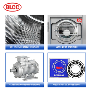 100kg thiết bị giặt 50kg Máy giặt thương mại Laver Professionnel giá tự động cho bệnh viện kinh doanh - Product Image 4