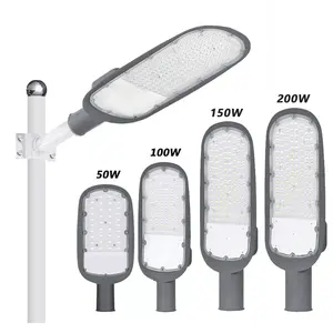 New Design Outdoor Waterproof LED Street Light IP66 Aluminum Lamp SMD3030 Chip 50w-200w Power Supply CE/ROHS Certified Garden