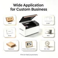 artisJet YOUNG Printer UV LED Flatbed Desktop untuk Personalisasi Peralatan Olahraga Kayu Karet Kulit Raket Tenis Meja Bola Golf