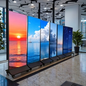 64/69/75インチ フルスクリーン 4K デジタルサイネージディスプレイ 床置き型広告プレーヤー キオスク タッチスクリーン トーテム 小売店向け - Product Image 1