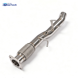 Tubería Frontal de Alto Flujo con Eliminación de OPF para Mercedes A35 CLA35 GLA35 W177 C118 M260 2.0T Turbo, Acero T304 con OPF - Product Image 5