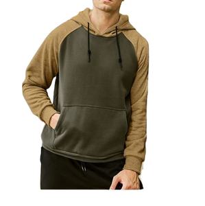 Survêtement décontracté de luxe surdimensionné pour hommes, 100% sweats à capuche en coton, broderie imprimée avec logo personnalisé, couleur unie lourde - Product Image 3