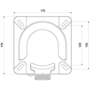 Soporte Giratorio para Asiento de Barco, Soporte Extraíble con Desconexión Rápida MT-106 (B07) - Product Image 3