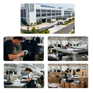 Hoodie Bordado de Venda Quente, Gola Redonda, 100% Algodão, Hoodie Preto com Design de Bolso, Estilo Casual Vintage, Ecológico - Product Image 4