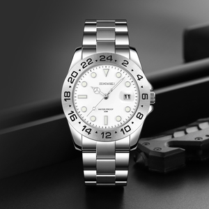 Montre à quartz SKMEI 9415, nouvelle arrivée, 3 bars d'étanchéité, design ajouré, montre-bracelet de luxe et tendance pour homme - Product Image 1
