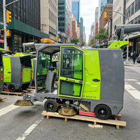 Balayeuse industrielle pour sols avec batterie au lithium, brosses rotatives et moteur pour les rues