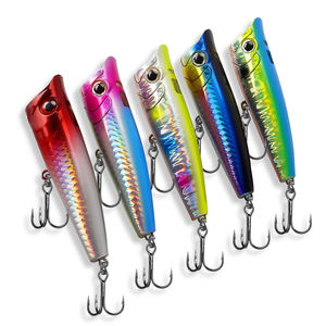 Palmer 9g 14g 20g Cebo Articulado Duro Artificial Salpicaduras Láser Popper <span class=keywords><strong>Whopper</strong></span> <span class=keywords><strong>Plopper</strong></span> Topwater Señuelo de Pesca Popper Señuelos de Superficie - Product Image 2