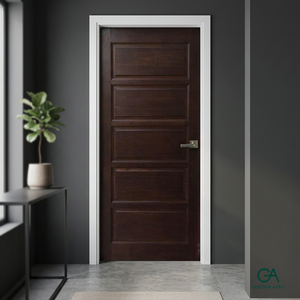 Porte intérieure moderne en bois massif, surface finie, pour chambre et appartement, ouverture manuelle GA-11S - Product Image 1