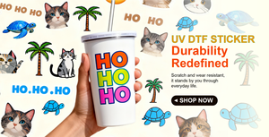 Pegatinas Envolventes para Vasos con Impresión Personalizada de Vinilo Lavable y Ecológico, Diseño Cristiano UV para el Día de San Valentín, para Tazas de Café de 16oz, 20oz, 40oz - Product Image 1