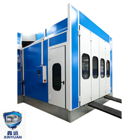 Cabine de peinture électrique industrielle Xinyuan - Cabine de peinture automobile professionnelle avec affichage de la température 18KW 80C