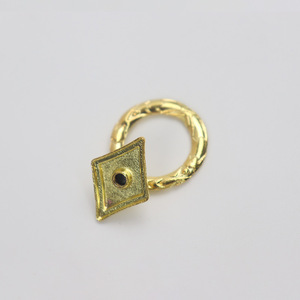 Poignée de tiroir en forme de diamant, bouton de meuble géométrique moderne en acier inoxydable, durable pour boîtes à bijoux ou cadeaux - Product Image 2