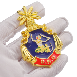 Kambodscha People's Peoples Party CPP Hun Sen Politische SCPP KRCP Anstecknadel Benutzer definierte Stifte für Takhmau Town Cambodian People's Party - Product Image 5