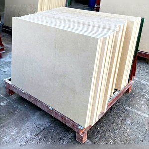 Pavés calcaires blancs en pierre naturelle HZX Pavés en pierre calcaire beige de Porto Pavés d'extérieur de haute qualité d'ingénierie portugaise - Product Image 1