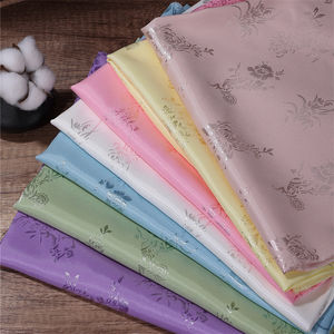 Tissu Jacquard de chrysanthème de bambou d'orchidée de <span class=keywords><strong>prune</strong></span> haut de gamme tissu Jacquard doux et délicat tissu de vêtements de scène - Product Image 3