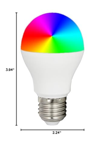 Bombilla LED Amarilla de 7W E26 E27 B22 con Bloqueo de Luz Azul, Protección Ocular, Bombilla Ámbar para Lectura - Product Image 2