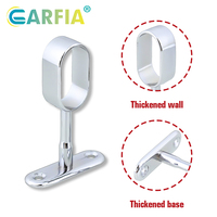 Support de fixation en alliage de zinc pour tringle de penderie, support de tube, support de tringle, raccord de tringle, supports de placard