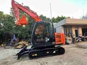 ZX60ฮิตาชิของแท้6ตันเครื่องขุดไฮดรอลิกเครื่องขุดใช้สำหรับจัดสวนรถขุดดิน - Product Image 5