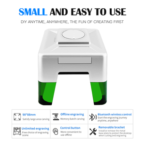 Máy Khắc Laser CNC Kết Nối Mini Máy Khắc Gỗ Tự Làm Bộ Định Tuyến/Máy Cắt/Máy In 3d + Laser - Product Image 4