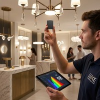 Espectrómetro Portátil Profesional de Jardín, Moderno, de ABS, para Medir la Luz de Crecimiento de las Plantas, con Bluetooth y USB-C, Software de Aplicación Gratuito