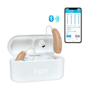 2024 nuove idee di prodotto Digital Open <span class=keywords><strong>Ear</strong></span> apparecchi acustici Bluetooth 16 canali ricaricabili RIC per non udenti - Product Image 1