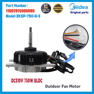มอเตอร์พัดลมดีซีไร้แปรงถ่าน WZDK750-38G-4 750W สำหรับใช้งานภายนอกอาคาร ZKSP-750-8-3 อะไหล่ทดแทน OEM สำหรับเครื่องปรับอากาศ Midea VRF HVAC - Product Image 2