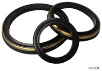 BAGUE D'ÉTANCHÉITÉ MARTEAU 2 "3" 4 ", BUNA AVEC LAITON ou SUPPORT EN ACIER INOXYDABLE