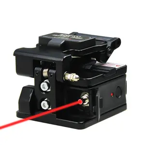 High Precision Fiber Optic Cleaver With VFL CLV-100E Optical Fiber Cleaver Fusion Splicer Fiber Cleaver Tool