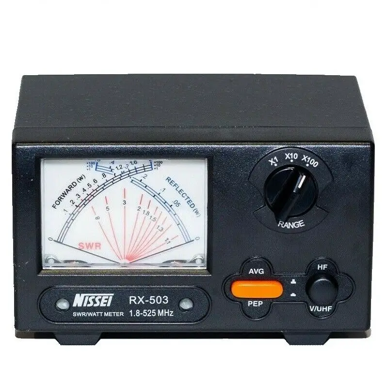 Nissei RX-503 Swr/Watt Meter 1.8-525Mhz 2/20/200W Radio Power Watt Meter