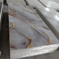 Paneles de Pared de PVC con Efecto Mármol, Resistentes al Agua, al Fuego y a los Rayos UV, Revestimiento Interior Comercial para Hoteles, Oficinas, Hogares y Gimnasios