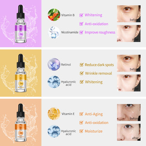 Cosméticos Etiqueta Privada Cuidado DE LA PIEL Blanqueamiento facial Arbutina Suero de ácido hialurónico <span class=keywords><strong>Caracol</strong></span> natural Mucina Vitamina C Juego de suero de retinol - Product Image 3