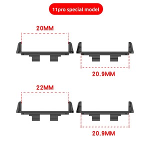 Connecteur de bracelet de montre en métal pour <span class=keywords><strong>Huawei</strong></span> <span class=keywords><strong>Band</strong></span> 11 / 11 <span class=keywords><strong>Pro</strong></span>, adaptateur de bracelet de montre en métal de qualité supérieure - Product Image 4