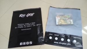 <span class=keywords><strong>Bolsas</strong></span> biodegradables con cremallera, color negro mate/esmerilado, para ropa de baño, con cierre de cremallera, con logotipo - Product Image 6