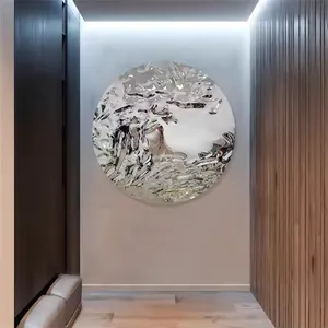 Yeni tasarım moda iç duvar dekorasyon 3D duvar sanat dekorasyon aile oturma odası koridor dekorasyon için