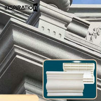 Moule de corniche en plastique ABS Conrice Flower Design Moulure de corniche pour décoration intérieure