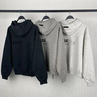 Ensemble de survêtement polaire à capuche avec logo pour couple, style streetwear décontracté, pull et pantalon de jogging en coton, coupe ample