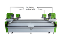 Máquina de corte CNC de cuatro cabezales y cuatro husillos Cortador de forma de espuma